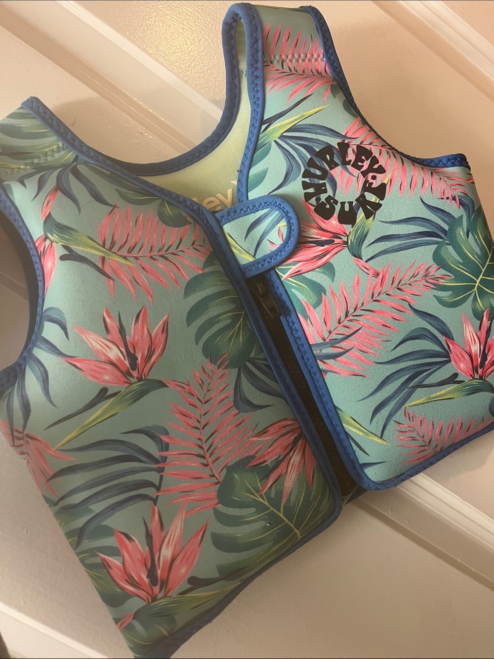Kids Floral Swim Vest 33-66 lbs